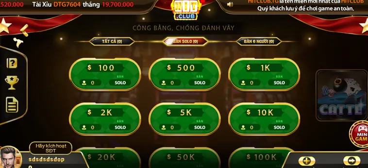 Trải Nghiệm Đỉnh Cao Bài Catte Tại HitClub Cơ Hội Rinh Tiền Tỷ Mỗi Ngày