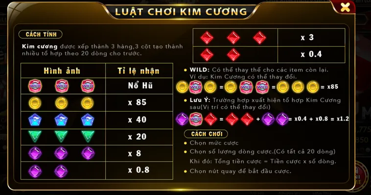 Chinh Phục Siêu Phẩm Minigame Kim Cương Tại HitClub Với Phần Thưởng Lớn