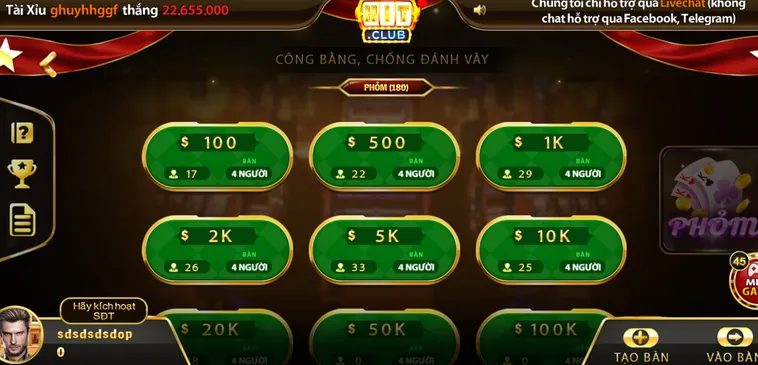 Chinh Phục Siêu Phẩm Phỏm Tại HitClub Với Đỉnh Cao Trí Tuệ Và Chiến Thuật
