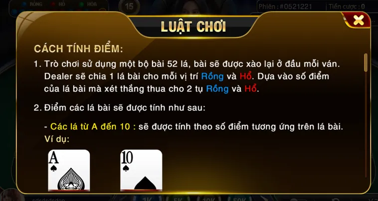 Rồng Hổ Tại HitClub Trò Chơi Đỉnh Cao Chinh Phục Thắng Lợi Vàng Khổng Lồ