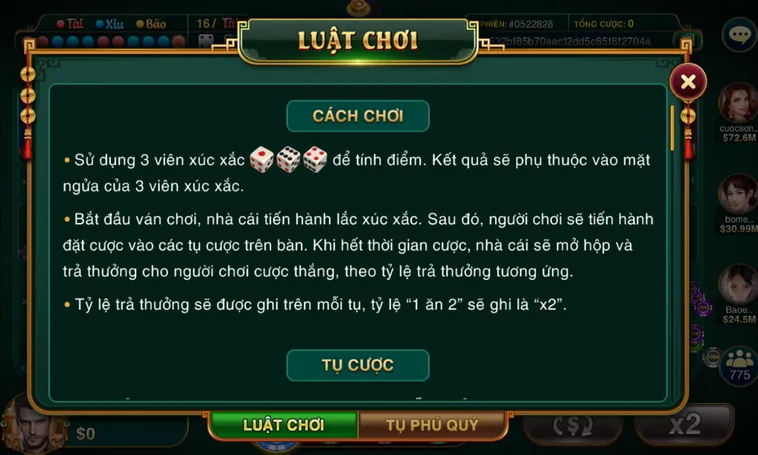 Casino Sicbo Đại Phú Quý Tại HitClub Sân Chơi Đẳng Cấp Nhận Thưởng Lớn