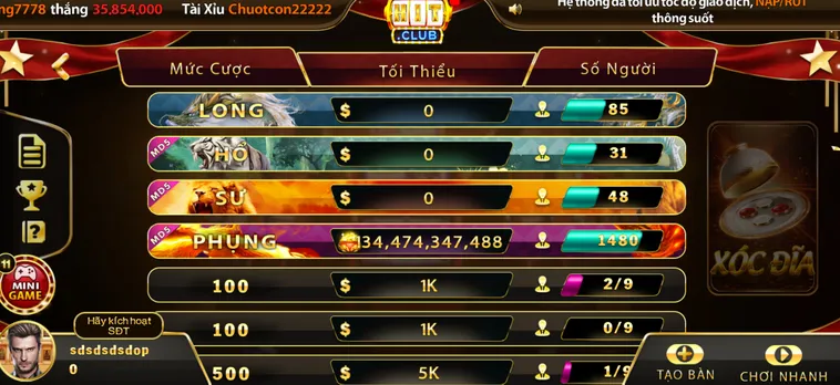 Casino Xóc Đĩa Tại HitClub Đỉnh Cao Cá Cược Với Tỷ Lệ Thắng Cực Cao